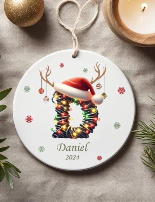 Letter Name Ornament