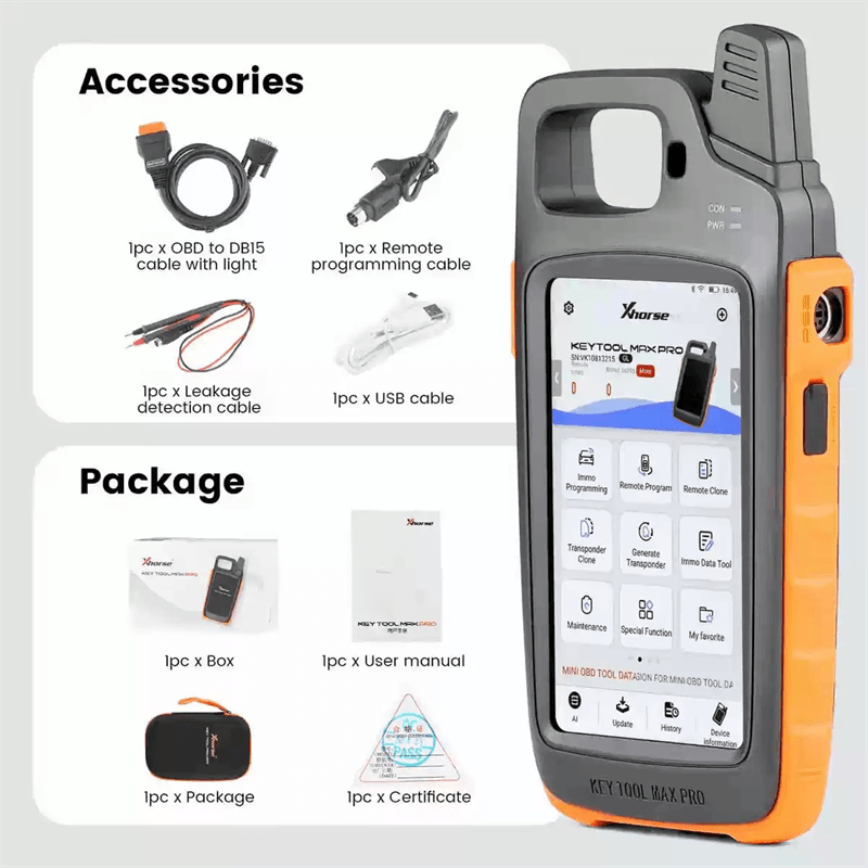 Xhorse VVDI Key Tool Max Multi-Language Remote Programmer with Free Renew Cable - Image 2