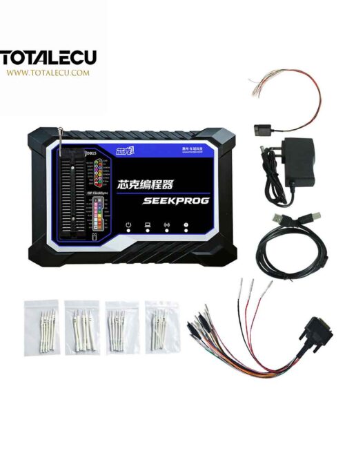 SeekProg Chip Programmer - Supports 10,000+ Chips & JTAG/SPI/I2C/BDM/SWD Protocols for Automotive ECU Tuning, Immo Key Matching & Fault Repair